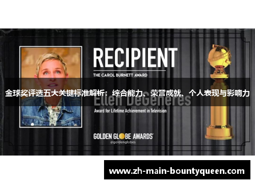 金球奖评选五大关键标准解析：综合能力、荣誉成就、个人表现与影响力